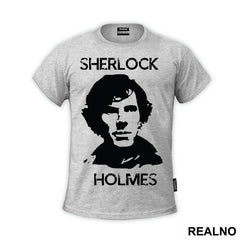Black And White Portrait - Sherlock Holmes