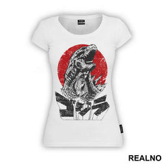 Godzila Japan Black And Red - Art - Majica