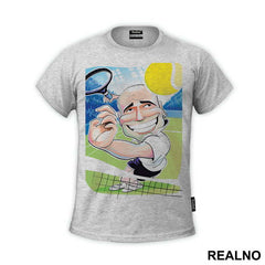Andre Agassi - Caricature - Sport