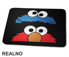 Cookie Monster - Red Elmo - Crtani Filmovi - Podloga za miš