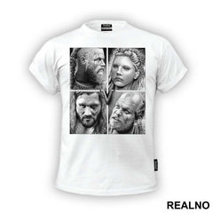 Ragnar Lothbrok, Lagertha, Rollo, Floki - Vikings