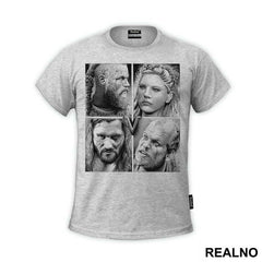 Ragnar Lothbrok, Lagertha, Rollo, Floki - Vikings