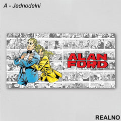 Besan Zagrljaj - Alan Ford - Slika na platnu - Kanvas