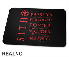 The Sith Code - Star Wars - Podloga za miš
