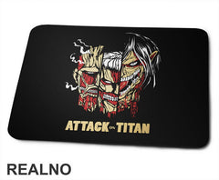 Colossal, Armored And Attack - Attack On Titan - Podloga za miš