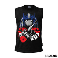 Optimus Prime Holding A Cube - Transformers - Majica