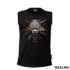 Iron Wolf Head Logo - Witcher