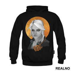 Ciri With An Orange Rose - Witcher