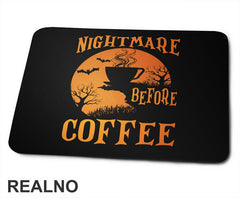 Nightmare Before Coffee - Kafa - Podloga za miš