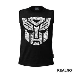 Autobot Logo Text - Transformers - Majica