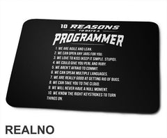 Ten Reasons To Date A Progammer - Geek - Podloga za miš