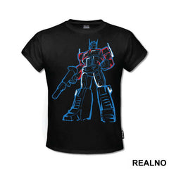 Optimus Prime Colorful Outline - Transformers