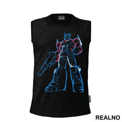 Optimus Prime Colorful Outline - Transformers