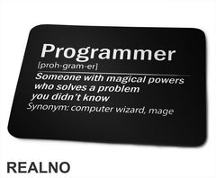 Programmer Wizard - Geek - Podloga za miš
