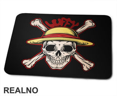Luffy Skull - One Piece - Podloga za miš