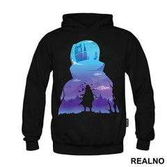 Itachi Blue And Purple Double Exposure - Naruto