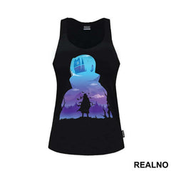 Itachi Blue And Purple Double Exposure - Naruto