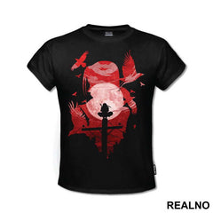 Itachi At Night Silhouette - Naruto