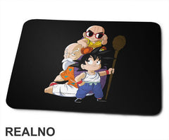 Kids With Their Teacher - Goku - Dragon Ball - Podloga za miš