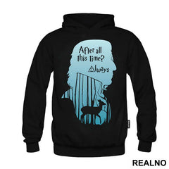 Professor Severus Snape Blue Silhouette - Harry Potter