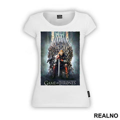Ned Stark On The Iron Throne, Color - House Stark - Game Of Thrones - GOT - Majica