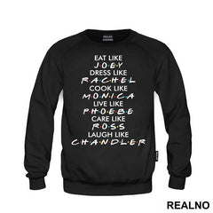 Eat Like Joey Dress Like Rachel Cook Like Monica - Friends - Prijatelji