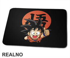 Kid Goku Smiling - Dragon Ball - Podloga za miš