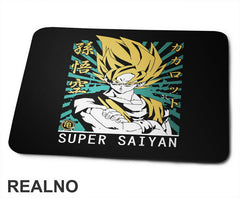 Super Saiyan - Arms Crossed - Goku - Dragon Ball - Podloga za miš