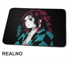 Tanjiro - Side Portrait - Demon Slayer - Podloga za miš