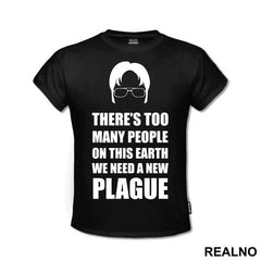 Head Outline - There's Too Many People On This Earth. We Need A New Plague - The Office