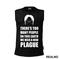 Head Outline - There's Too Many People On This Earth. We Need A New Plague - The Office