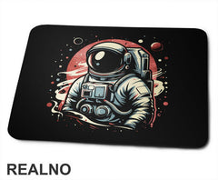 Astronaut I Crveni Mesec - Space - Svemir - Podloga za miš
