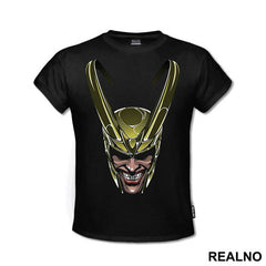 OUTLET Crna muška majica veličine 2XL - LOKI - 3526