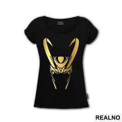 Golden Helmet - Outline - Loki - Avengers