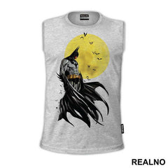 Yellow Moon At Night - Batman