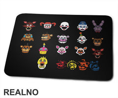 Heads - Five Nights at Freddy's - Podloga za miš