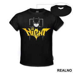 I Am The Night - Yellow Text - Batman