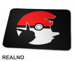 Pikachu, Ash And Pokeball - Pokemon - Podloga za miš