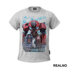 Optimus Prime And Human Art - Transformers - Majica
