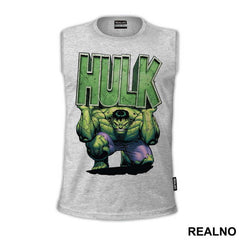 Holding Stone Text - Hulk - Avengers