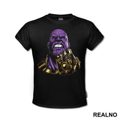 Looking Down With The Infinity Gauntlet - Thanos - Avengers