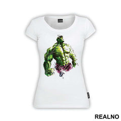 Pain Brush Portrait - Hulk - Avengers