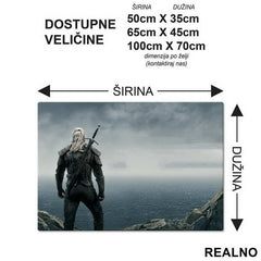 Back Turned - Witcher - Podmetač za sto