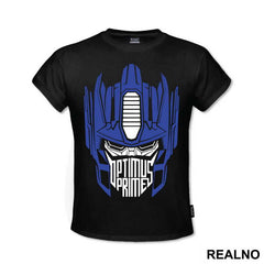 Optimus Prime Head Text - Transformers - Majica