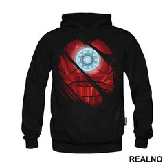 Ripped Shirt - Chest Logo - Iron Man - Avengers