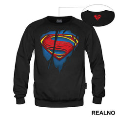 Ripped Shirt - Chest Logo - Superman