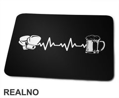 Heart Beat - Beer And Gloves - Box - Sport - Podloga za miš