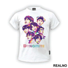 Group Polygonal Art - Dynamite - BTS - Bangtan Boys - Muzika