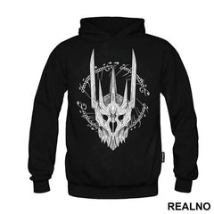 White Sauron Helmet - Lord Of The Rings - LOTR