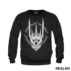 White Sauron Helmet - Lord Of The Rings - LOTR